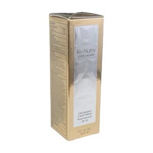 Estee Lauder Re-Nutriv Ultra Radiance Liquid Makeup SPF 20 1 oz  Deep Amber NIB